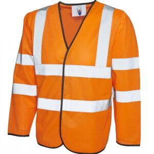 orange long sleeve (no zip)